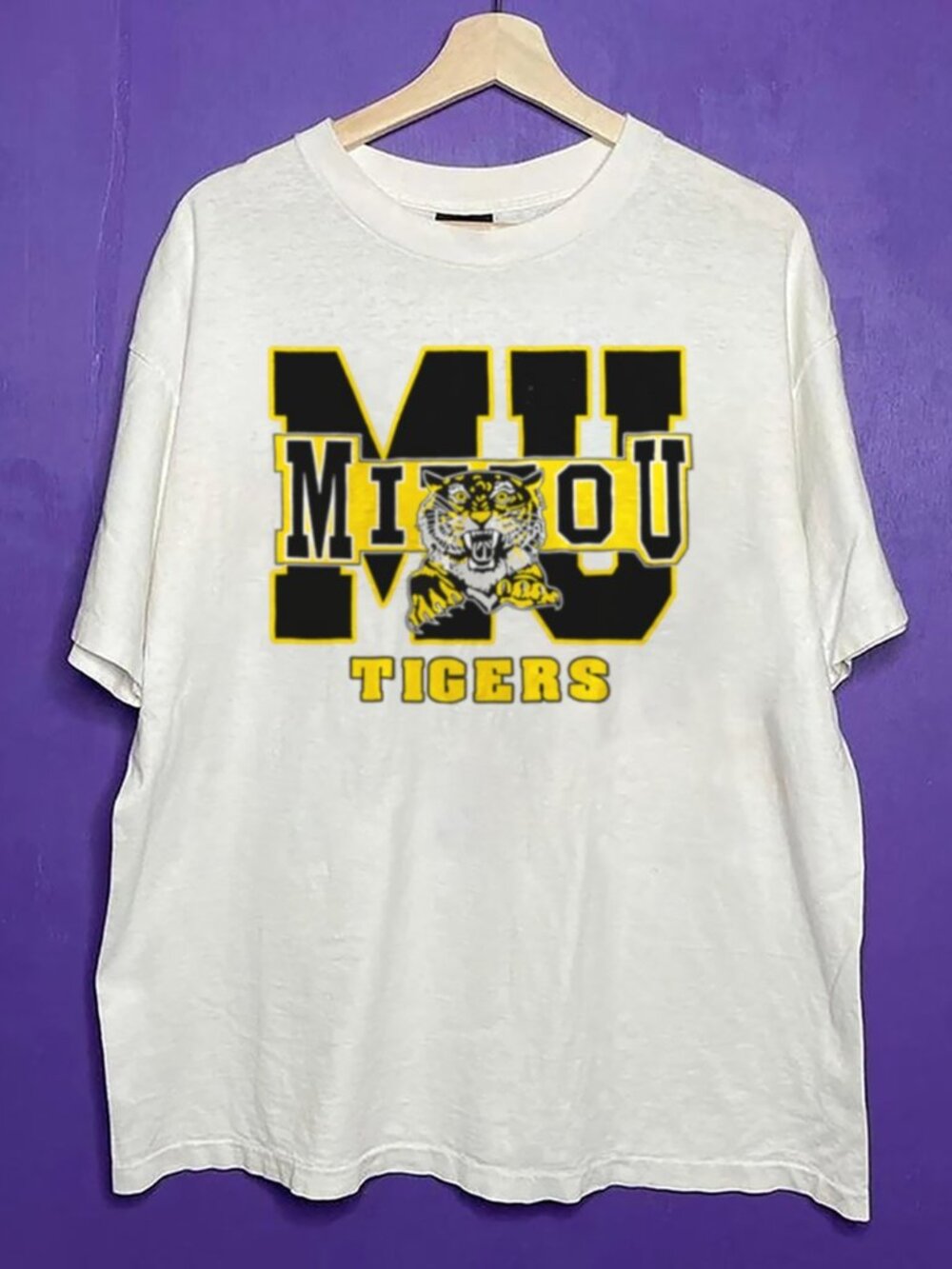 Vintage NCAA Missouri Tigers Football Style Shirt, University of Missouri Shirt